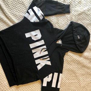 🖤🖤PINK crop top hoodie 🖤🖤